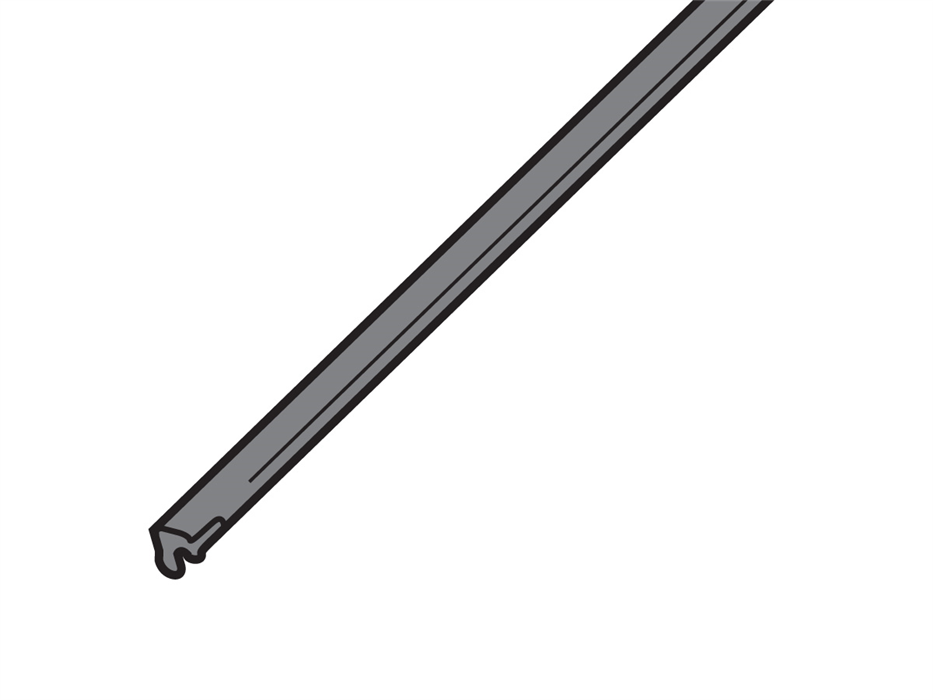 8453 - Rubber Side Seal for Sectional Garage Door (3 metre length)