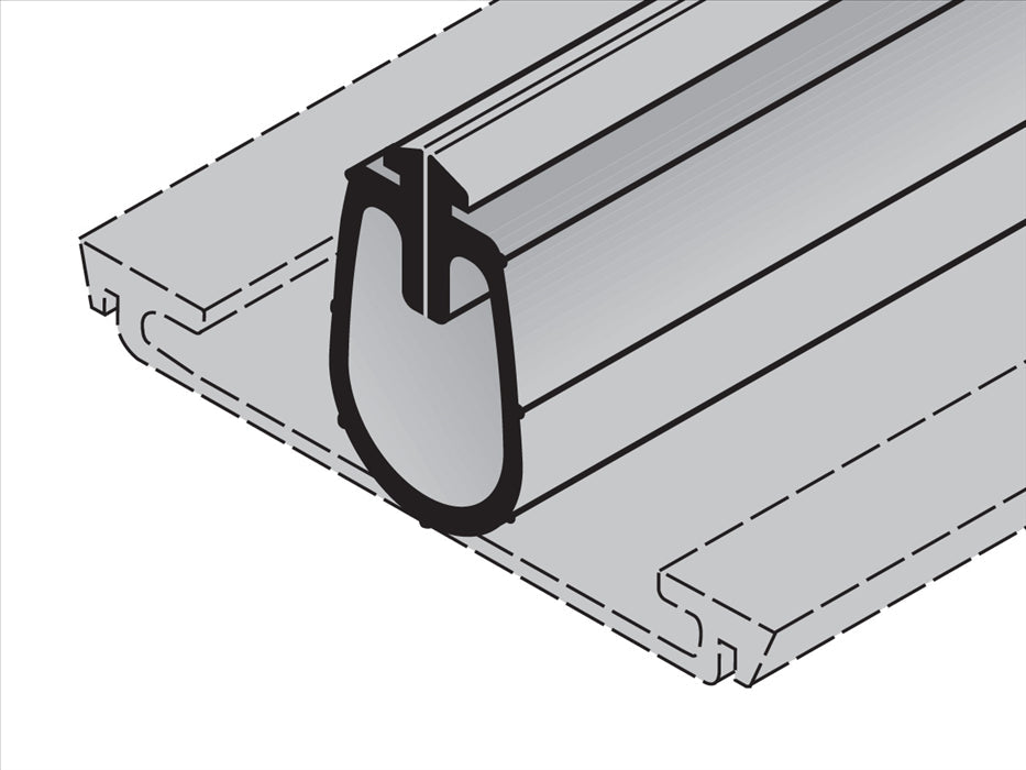 Garador Rubber Bottom Seal for Sectional Doors