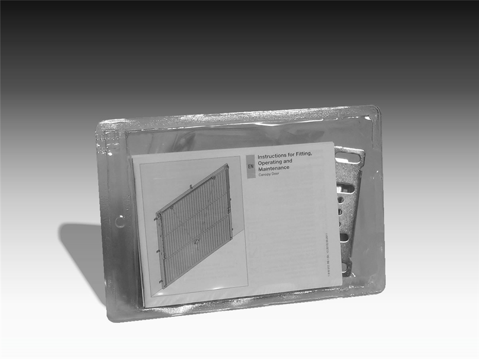 2596 - Handle pack for timber/ GRP up & over doors with retractable plus gear (steel framed) (D1)