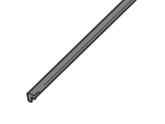 8453 - Rubber Side Seal for Sectional Garage Door (3 metre length)