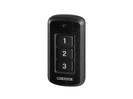 8880 - Robust 3-button hand transmitter (black)