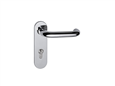 Chrome Effect Lever/ Lever Handle Side Hinged Doors
