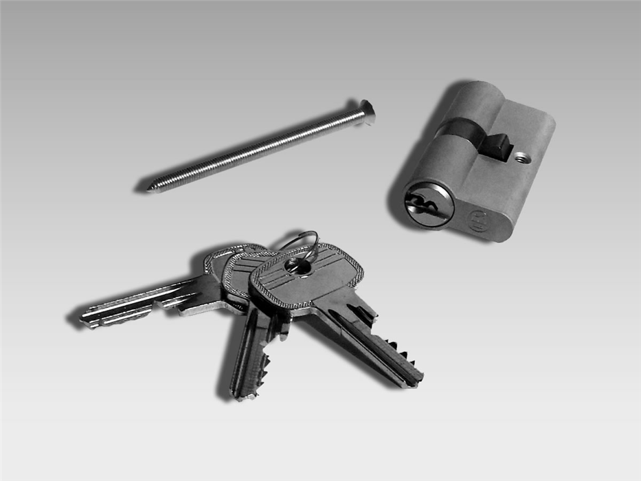 Cylinder for sidehinged timber doors Garage Door Spares by Garador Ltd